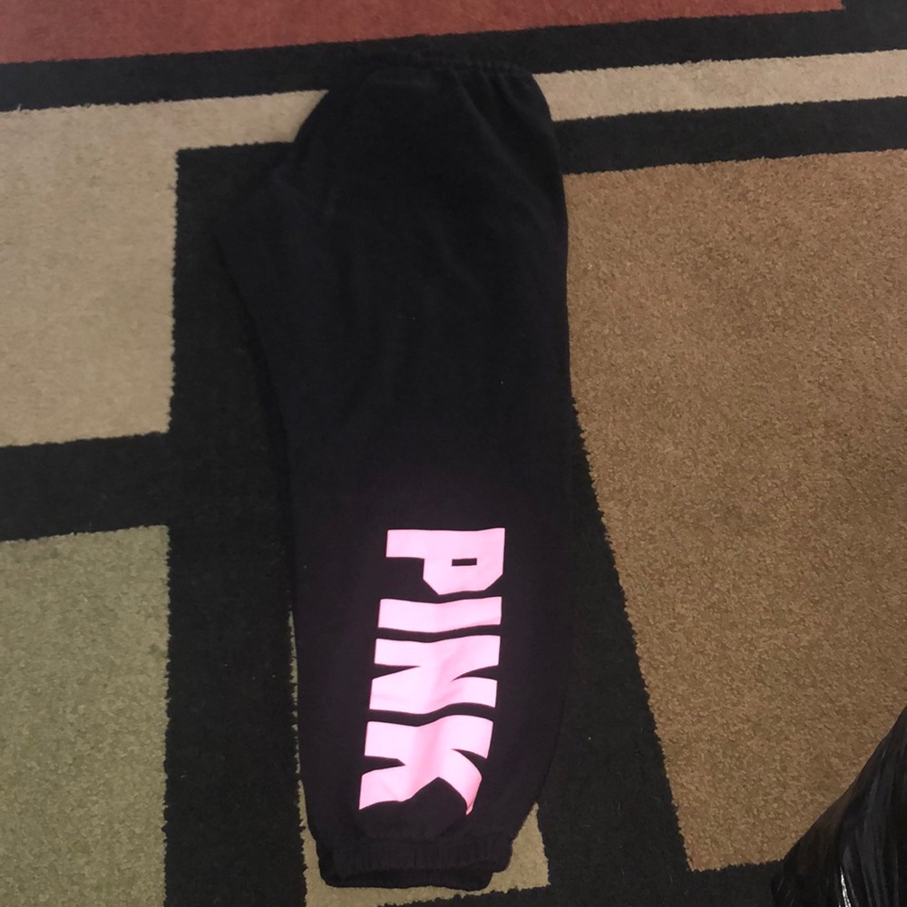 Pink sweatpants